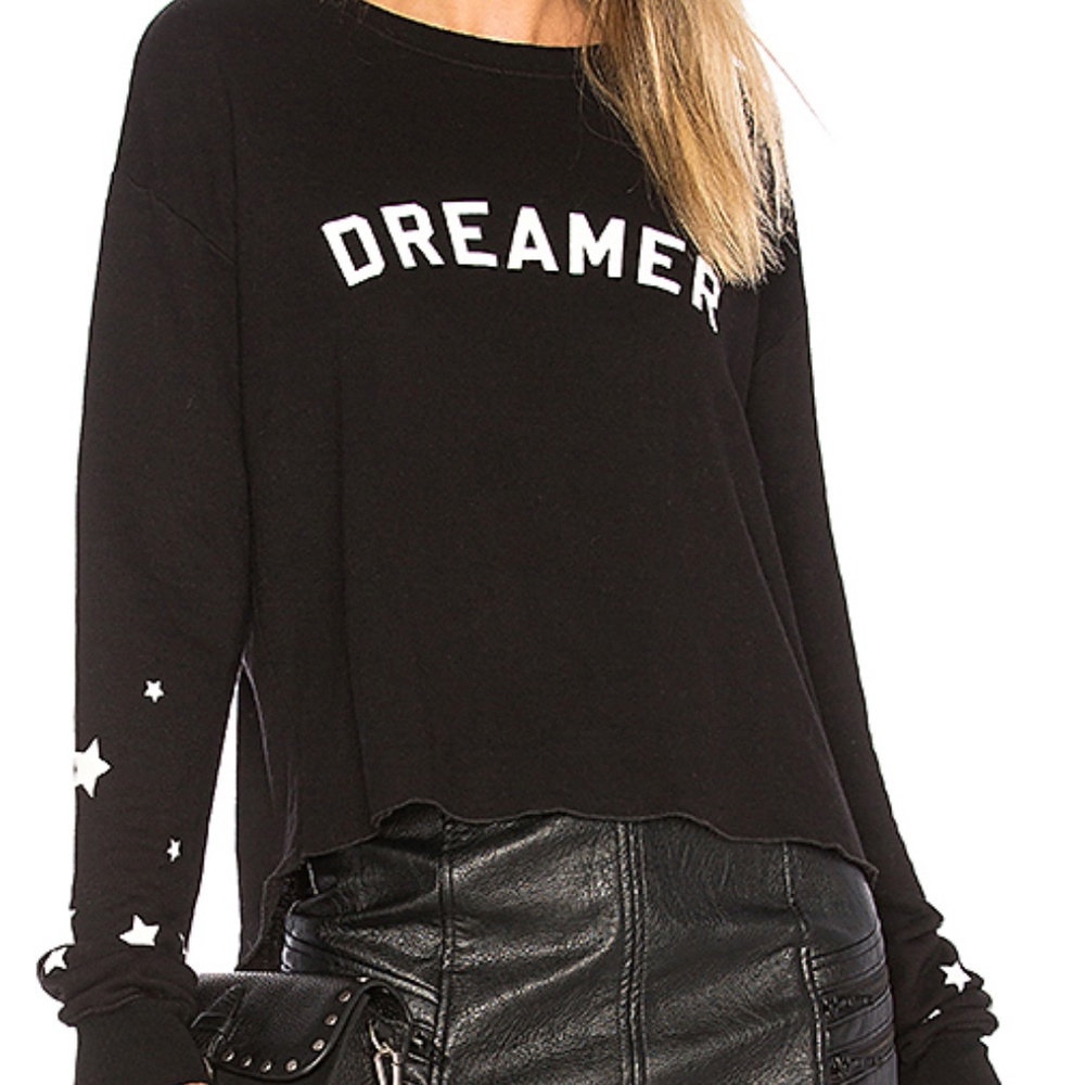 Spiritual Gangster 'Dreamer' Cropped Sweatshirt